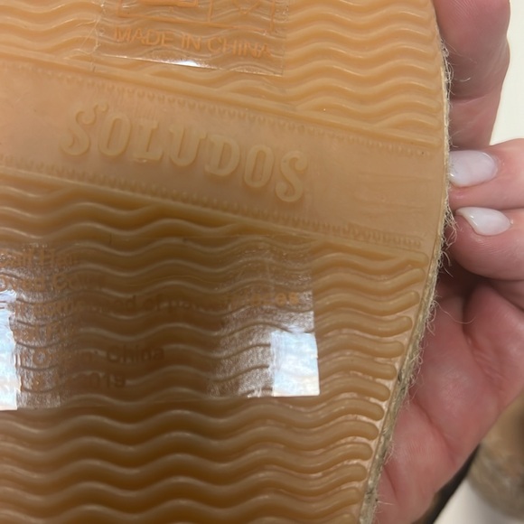 Soludus Sandles cheetah print NWOT 9.5 espadrilles - Picture 6 of 6